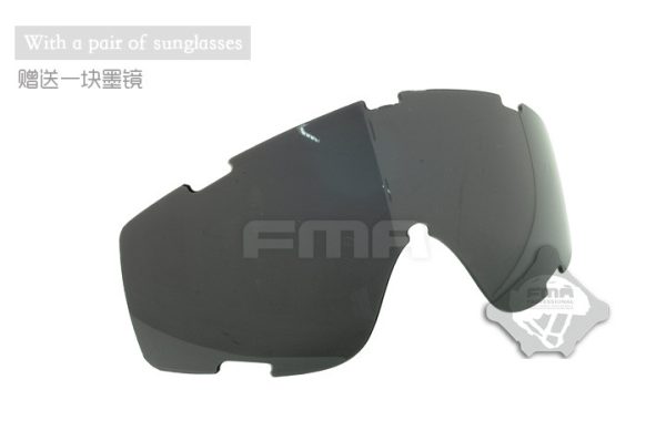 FMA SI Tactical Ballistic Goggle (2 Visors) - Tan