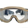 FMA SI Tactical Ballistic Goggle (2 Visors), Helmet Mount - Tan FMA SI Tactical Ballistic Goggle (2 Visors), Helmet Mount - Tan