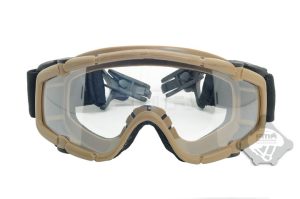 FMA SI Tactical Ballistic Goggle (2 Visors), Helmet Mount - Tan FMA SI Tactical Ballistic Goggle (2 Visors), Helmet Mount - Tan