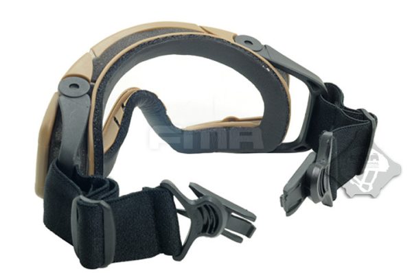 FMA SI Tactical Ballistic Goggle (2 Visors), Helmet Mount - Tan FMA SI Tactical Ballistic Goggle (2 Visors), Helmet Mount - Tan
