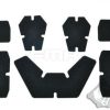 FMA Adhesive VELCRO Panels on Helmet, type CP - Black