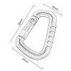 FMA Large Carabiner D-HOOK, 1 Piece - Ranger Green FMA Large Carabiner D-HOOK, 1 Piece - Ranger Green