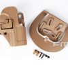 FMA CQC Serpa Belt Holster (USP, CZ-P09), Right Hand - Tan FMA CQC Serpa Belt Holster (USP, CZ-P09), Right Hand - Tan