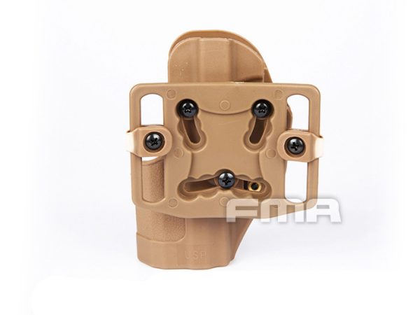 FMA CQC Serpa Belt Holster (USP, CZ-P09), Right Hand - Tan FMA CQC Serpa Belt Holster (USP, CZ-P09), Right Hand - Tan