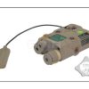 FMA AN/PEQ15 LA-5 Upgrade Version (LED Flashlight, Green / IR Laser) - Tan FMA AN/PEQ15 LA-5 Upgrade Version (LED Flashlight, Green / IR Laser) - Tan