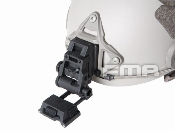 FMA L3G10 Nylon Helmet Mount for NVG PVS-15 / 18 - Black
