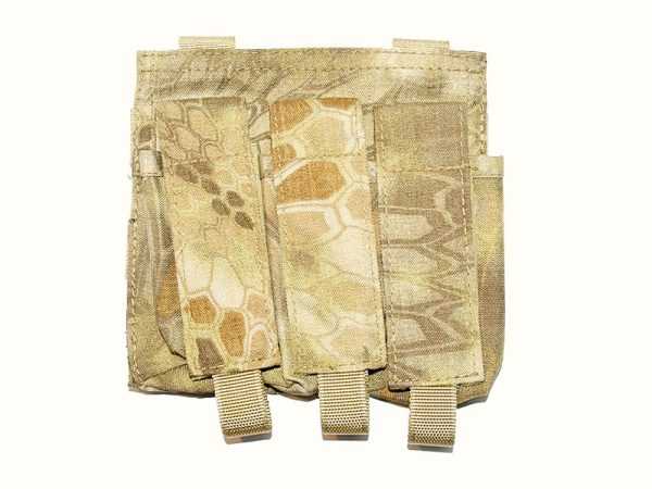 SWAT Molle Handgun Triple Mag pouch ( Kryptek Highlander )
