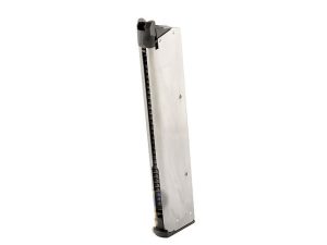 TM Extended Magazine for Marui Goverment M1911 GBB, 40 BBs - Silver TM Extended Magazine for Marui Goverment M1911 GBB, 40 BBs - Silver