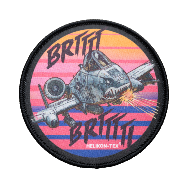 A10 Warthog Patch - Black