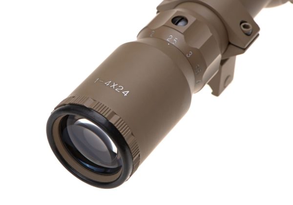 Aim-O 1-4x24 Tactical Scope Desert
