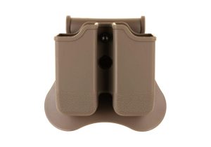 Amomax Double Mag Pouch für WE / KJW / TM 17/19 Dark Earth