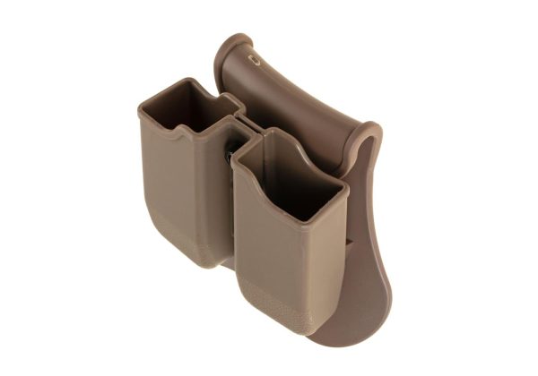 Amomax Double Mag Pouch für WE / KJW / TM 17/19 Dark Earth