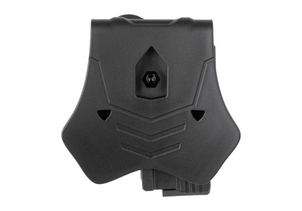 Amomax Universal Paddle Holster for Rail Pistols Black