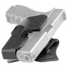 Amomax Universal Paddle Holster for Rail Pistols Black
