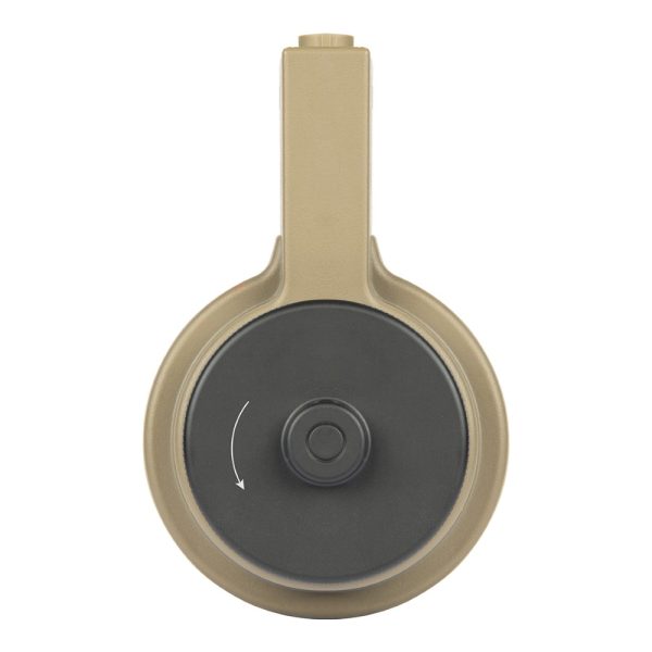 ARES CARICATORE DRUM 2150 COLPI PER M4 DARK EARTH (AR-MAG044)