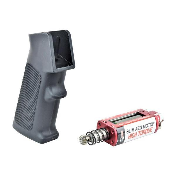 ARES M4 SLIM GRIP BLACK AND HIGH TORQUE MOTOR (AR-PGM1-B) ARES M4 SLIM GRIP NERO E MOTORE HIGH TORQUE (AR-PGM1-B)