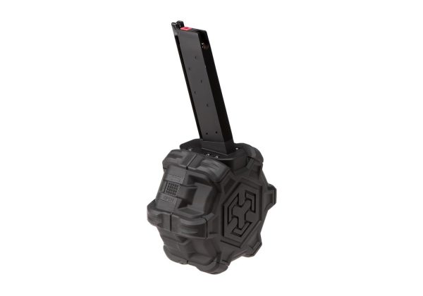 AW Custom Drum Mag NE-Series / 1911 GBB 350rds Black