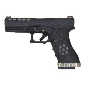 AW CUSTOM PISTOLA A GAS HEX-CUT NERA (AW-VX0101)