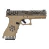 AW CUSTOM PISTOLA A GAS HEX-CUT TAN/ARGENTO (AW-VX0110) AW CUSTOM PISTOLA A GAS HEX-CUT TAN/ARGENTO (AW-VX0110)