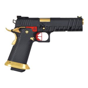 AW CUSTOM PISTOLA A GAS HI-CAPA NERA/ORO (AW-HX2002) AW CUSTOM PISTOLA A GAS HI-CAPA NERA/ORO (AW-HX2002)