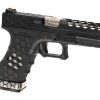 AW Custom VX0201 Hex Cut Full Metal GBB Black