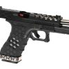 AW Custom VX0201 Hex Cut Full Metal GBB Black