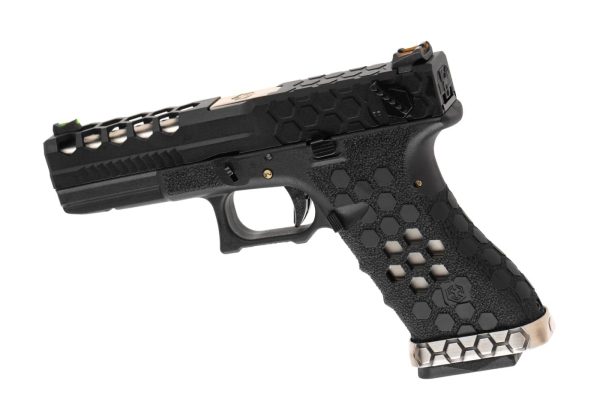 AW Custom VX0201 Hex Cut Full Metal GBB Black