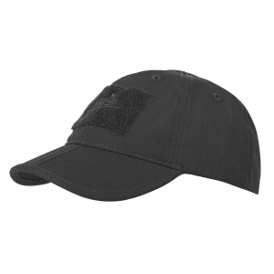 Baseball FOLDING Cap® - PolyCotton Ripstop - Black Baseball FOLDING Cap® - PolyCotton Ripstop - Black
