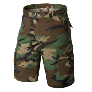 BDU Shorts - PolyCotton Ripstop - US Woodland