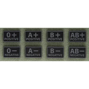 Blood Patch (set - 2pcs.) - PVC - Black Blood Patch (set - 2pcs.) - PVC - Black