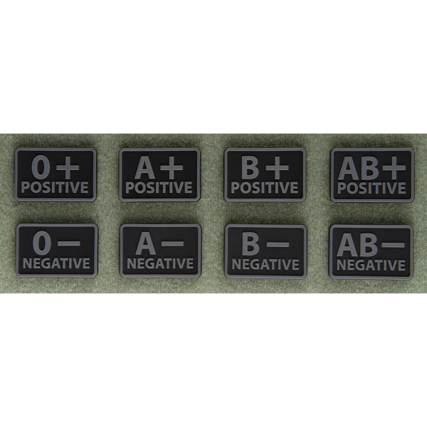 Blood Patch (set - 2pcs.) - PVC - Black