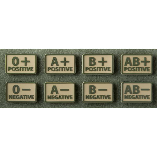 Blood Patch (set - 2pcs.) - PVC - Khaki Blood Patch (set - 2pcs.) - PVC - Khaki