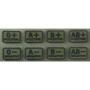Blood Patch (set - 2pcs.) - PVC - Olive Green Blood Patch (set - 2pcs.) - PVC - Olive Green