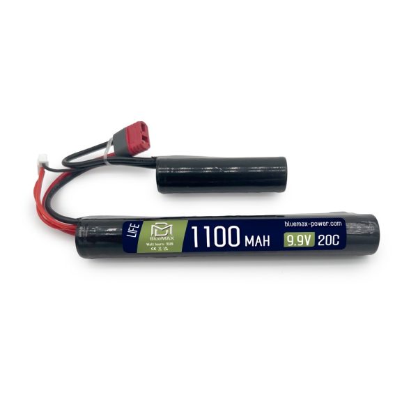 BLUEMAX POWER BATTERIA LI-FE 9.9V X 1100MAH 20C NUNCHUCK DEANS (BM-LI9.9X1100ND)