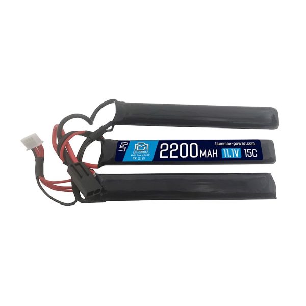 BLUEMAX POWER BATTERIA LI-PO 11.1V x 2200MAH 15C TRIPLE (BM-11.1X2200T)