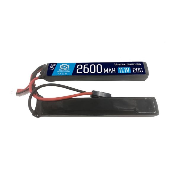 BLUEMAX POWER BATTERIA LI-PO 11.1V x 2600MAH 20C NUNCHUCK 2-STICK (BM-11.1X2600-S2)
