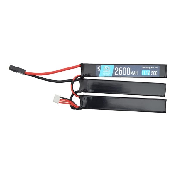 BLUEMAX POWER BATTERIA LI-PO 11.1V x 2600MAH 20C TRIPLE (BM-11.1X2600N)