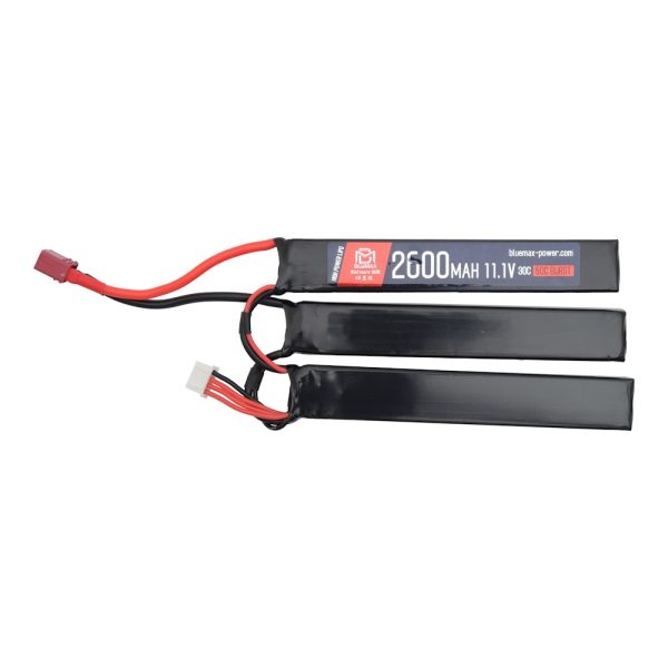 BLUEMAX POWER BATTERIA LI-PO 11.1V x 2600MAH 20C TRIPLE DEANS (BM-11.1X2600TD)
