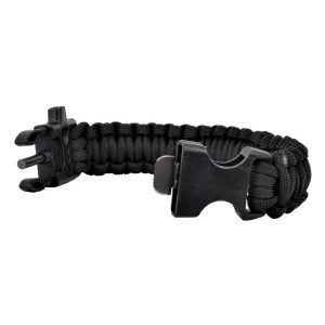 BRACCIALETTO SURVIVAL NERO (WO-SL42B) BRACCIALETTO SURVIVAL NERO (WO-SL42B)