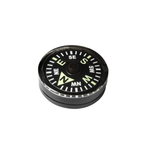 Button Compass Large - Black