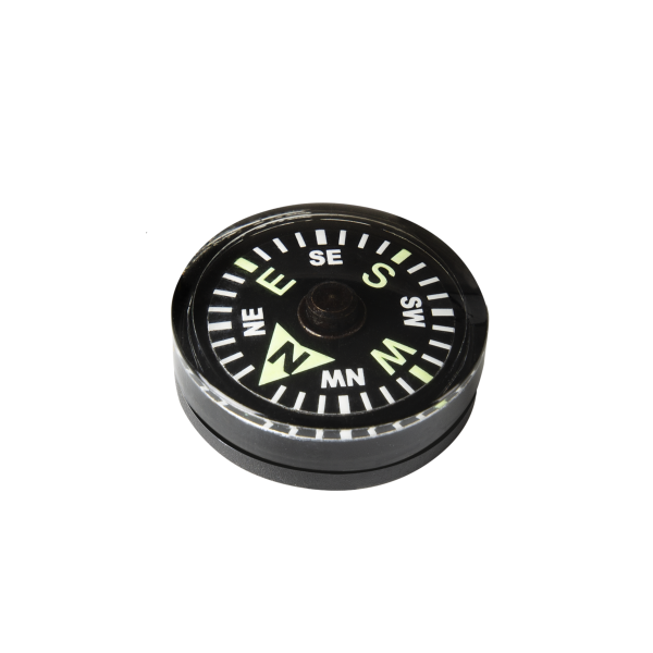 Button Compass Large - Black