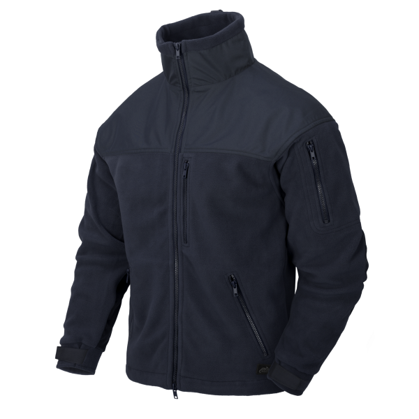 CLASSIC ARMY Jacket - Fleece - Navy Blue CLASSIC ARMY Jacket - Fleece - Navy Blue