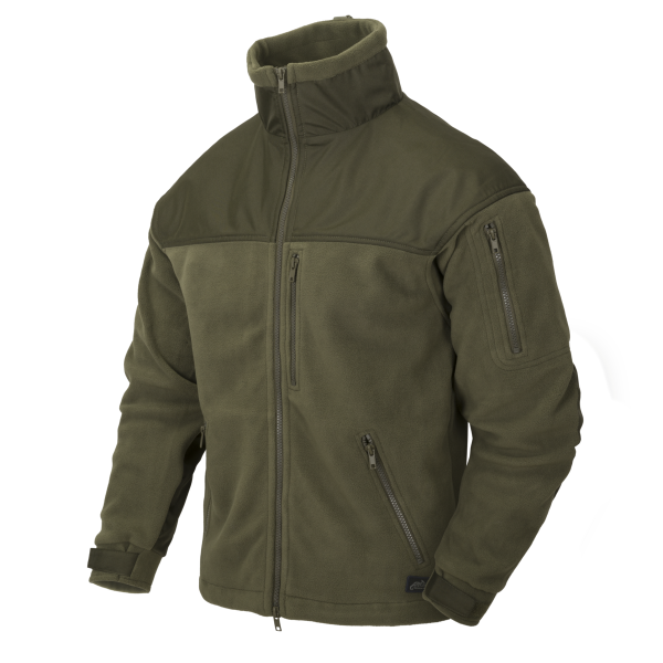 CLASSIC ARMY Jacket - Fleece - Olive Green CLASSIC ARMY Jacket - Fleece - Olive Green