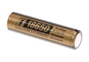 Clawgear 18650 Battery 3.7V 2600mAh Black/Red