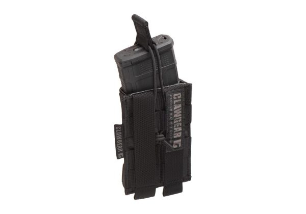 Clawgear 5.56mm Open Single Mag Pouch Core Black
