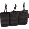 Clawgear 5.56mm Open Triple Mag Pouch Core Black