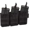 Clawgear 5.56mm Open Triple Mag Pouch Core Black