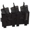 Clawgear 5.56mm Open Triple Mag Pouch Core Black