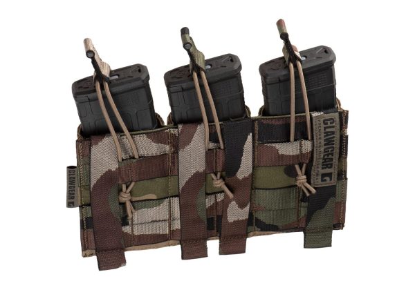 Clawgear 5.56mm Open Triple Mag Pouch Core CCE