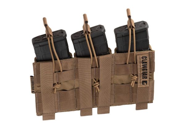 Clawgear 5.56mm Open Triple Mag Pouch Core Coyote Clawgear 5.56mm Open Triple Mag Pouch Core Coyote